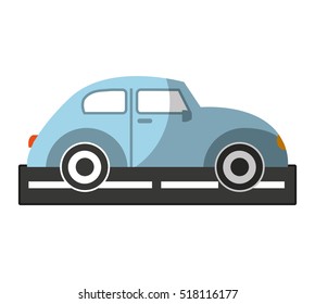 car auto vehicle isolated icon vector illustration design