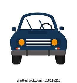 car auto vehicle isolated icon vector illustration design