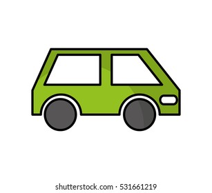 car auto vehicle isolated icon vector illustration design