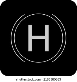 Car automatic brake hold sign vector