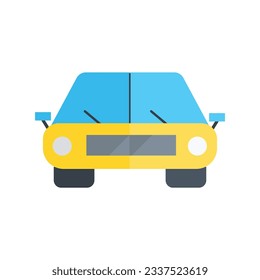 Car, Automobile, Transport Vector Flat Icon