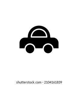 Car, Automobile, Transportation Solid Icon, Vector, Illustration, Logo Template. Suitable For Many Purposes.