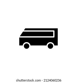 Plantilla de logotipo de Ilustración de Vectores de Icono Sólido para automóvil, automóvil, transporte. Idóneo Para Muchos Fines.