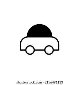 Car, Automobile, Transportation Solid Line Icon Vector Illustration Logo Template. Suitable For Many Purposes.