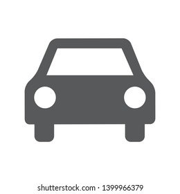 Car Automobile Transportation - Vector Illustration Icon 