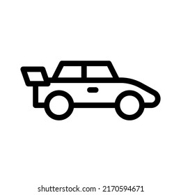 car automotive line icon illustration vector graphic 
