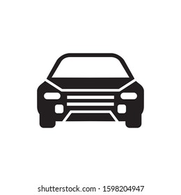 Car automotive logo design inspiration with front view illustration template