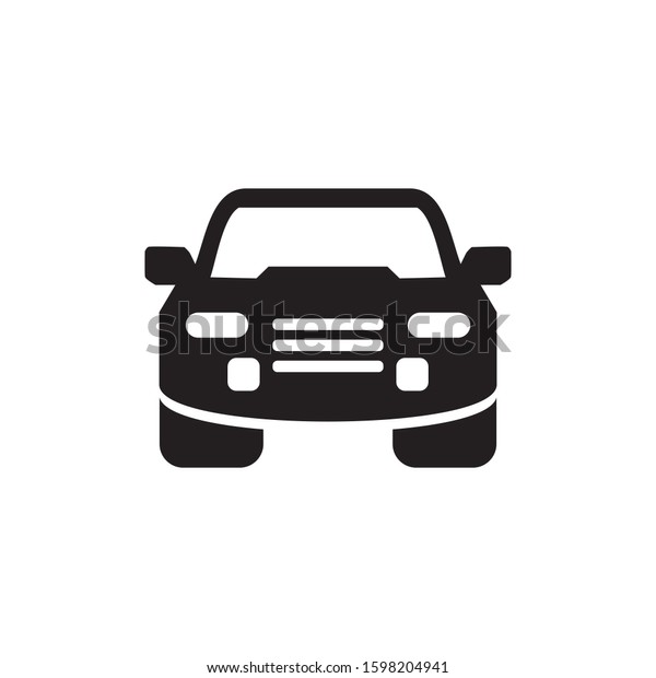 Car automotive logo design inspiration with\
front view illustration\
template