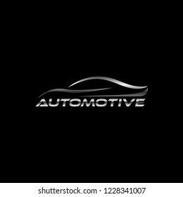 Car automotive logo design for repairing industry, auto detailing or racing event