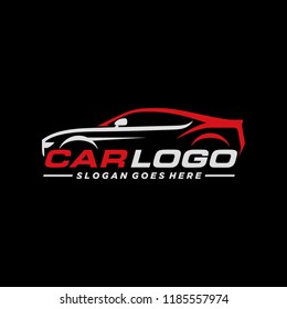 Car automotive logo design vector