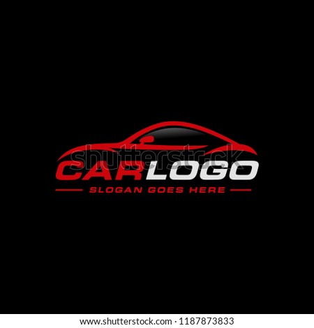Car automotive logo design vector