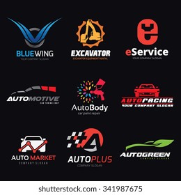 Car and Automotive logo set