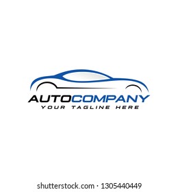 Car, automotive logo template vector