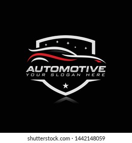 Car automotive logo template vector illustration