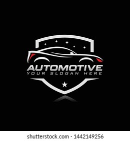 Car automotive logo template vector illustration