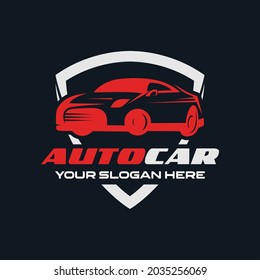 Car automotive logo template vector illustration. automotive logo vector car detailing garage. logo design for auto shop or auto repair also showroom shop