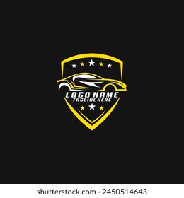 Car automotive logo template vector illustration