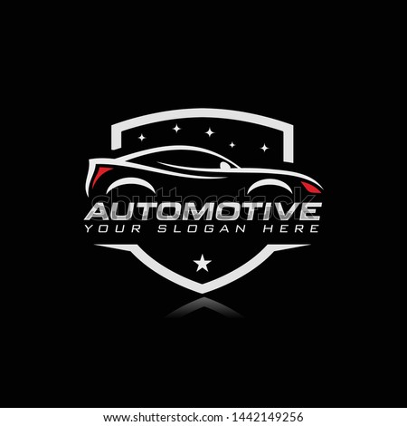 Car automotive logo template vector illustration