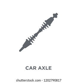 car axle icon. car axle design concept from Car parts collection. Simple element vector illustration on white background.