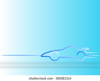 car background abstract blue.