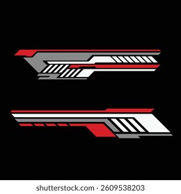 car background wrap livery decal template design