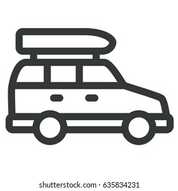 car baggage icon