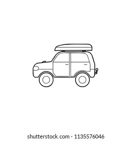 car baggage icon vector