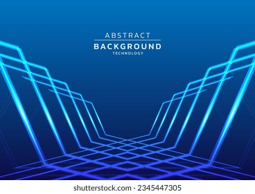 Car banner background. Speed light movement technology hitech modern. Abstract blue background futuristic. Line race effect. banner, poster, cover, ads