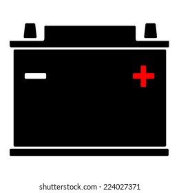 Car battery 12 volt black