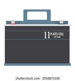 car battery 12V , vector illustration