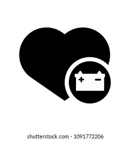 car battery and heart