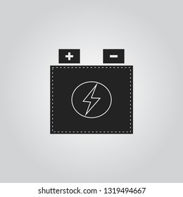 Car battery icon