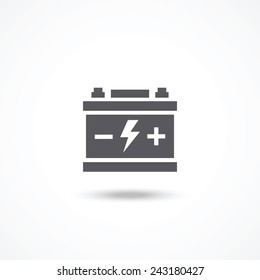 Car battery icon