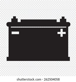 Car battery icon