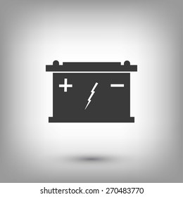 Car battery icon