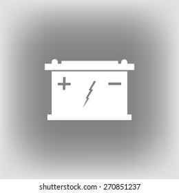 Car battery icon