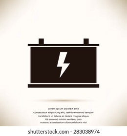 car battery icon