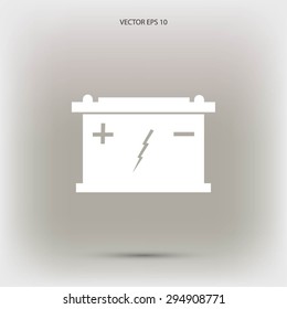 Car battery icon