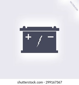 Car battery icon
