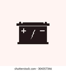 Car battery icon