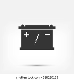 Car battery icon
