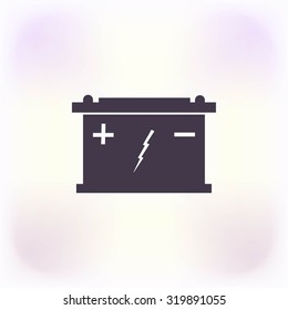 Car battery icon