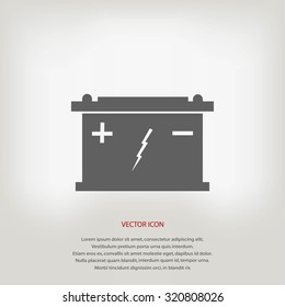 Car battery icon