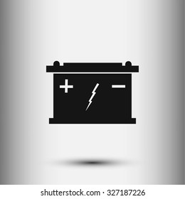 Car battery icon