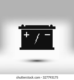 Car battery icon