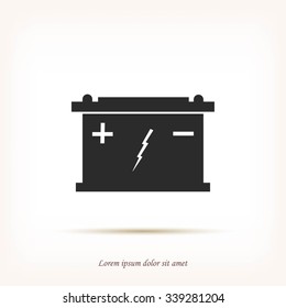 Car battery icon