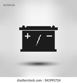 Car battery icon