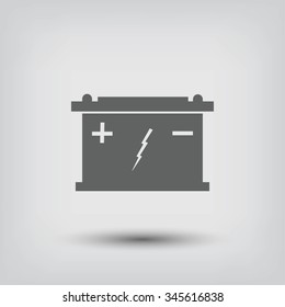 Car battery icon