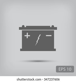 Car battery icon