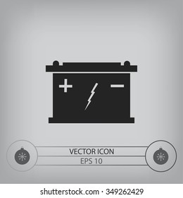 Car battery icon